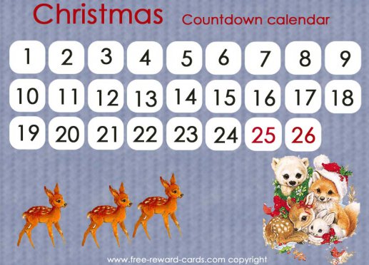 Countdown calendar Christmas 5